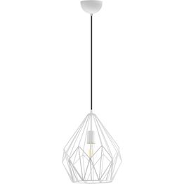 Riippuvalaisin Eglo Carlton Ø31cm valkoinen
