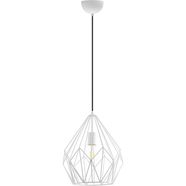 Riippuvalaisin Eglo Carlton, Ø31cm, valkoinen