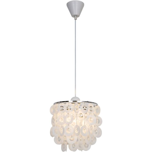 Riippuvalaisin Heat Bauble 25 cm valkoinen