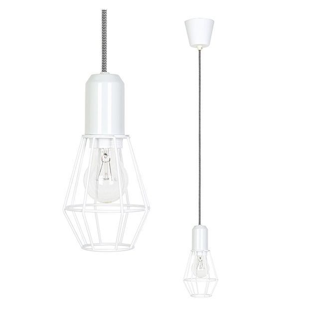 Riippuvalaisin Heat Cage 110x1400 mm valkoinen