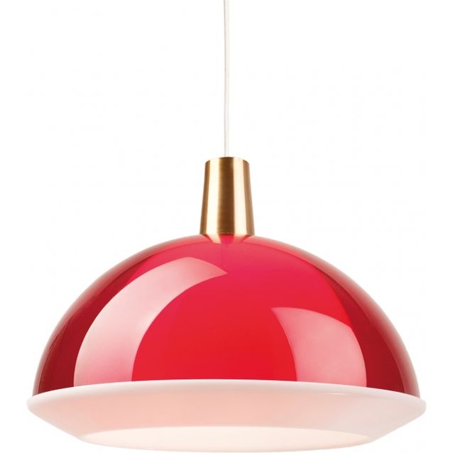 Riippuvalaisin Innolux Kuplat Ø 400x300 mm punainen