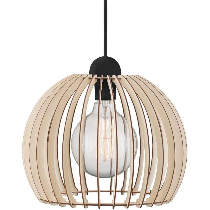 Riippuvalaisin Nordlux Chino ø 30 cm vaalea puu