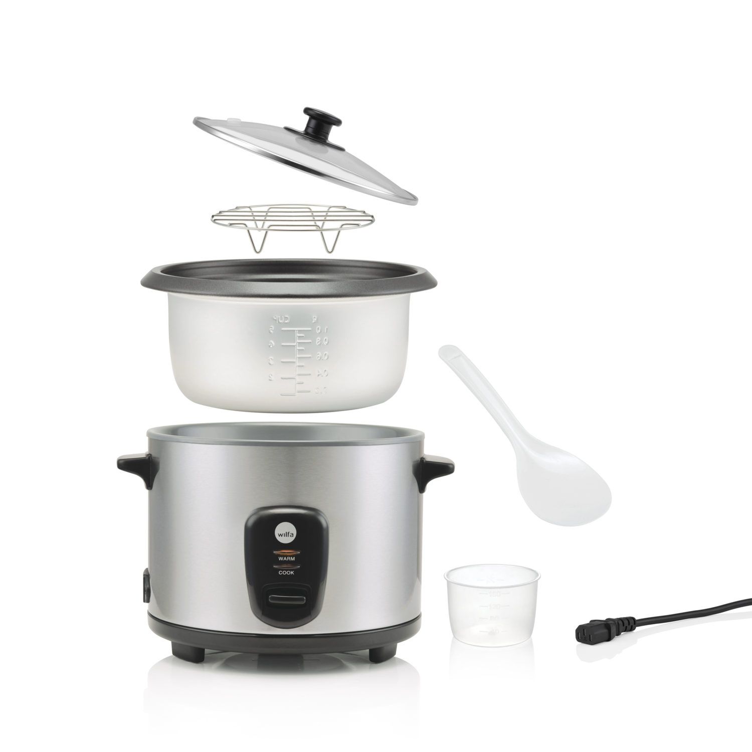 Riisinkeitin Wilfa Inari 2 l, teräs lisäkuva
