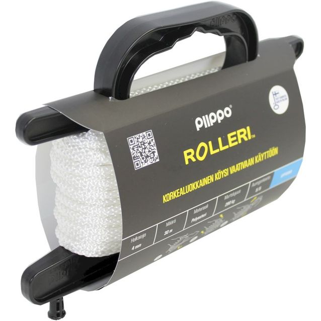 Rolleri Piippo palmikoitu polysteri 4mm x 30m
