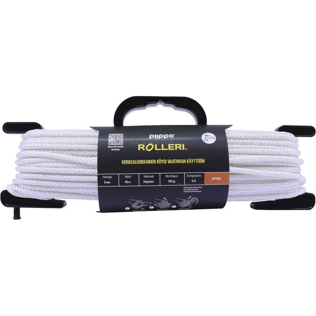 Rolleri Piippo palmikoitu polysteri 6mm x 40m
