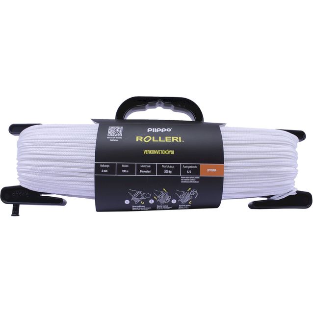 Rolleri Piippo verkonvetoköysi alapaulaan 3mm x 130m
