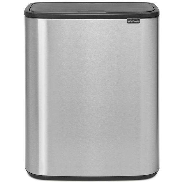 Roska-astia Brabantia Bo Touch, 60L, Matt Steel Fingerprint Proof