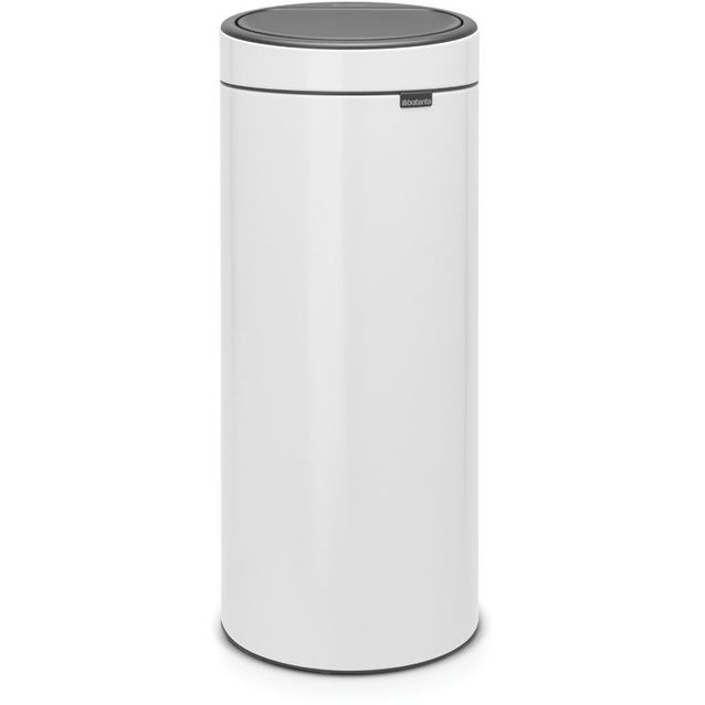 Roska-astia Brabantia Touch Bin, 30L, White