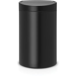 Roska-astia Brabantia Touch Bin 40 L Matt Black