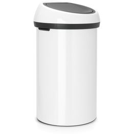 Roska-astia Brabantia Touch Bin 60 L White
