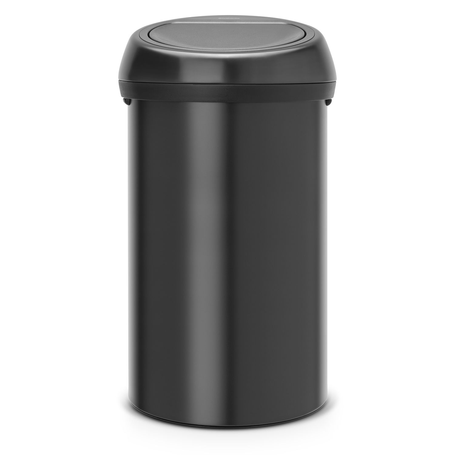 Roska-astia Brabantia Touch Bin 60 L Matt Black/musta kansi