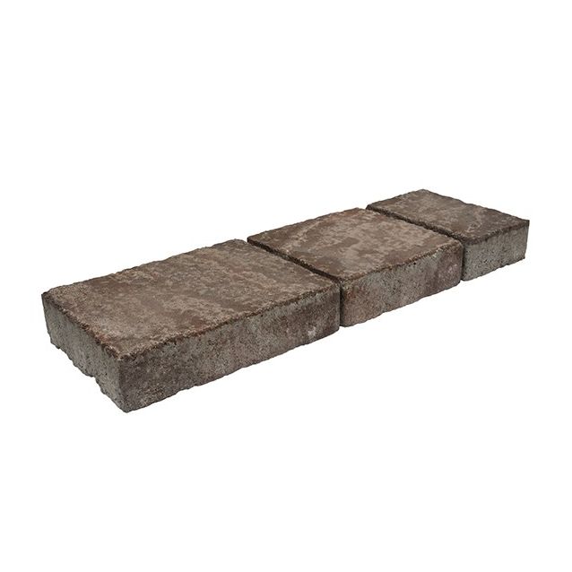Pihakivisarja Rudus Torino-kivet, 60mm, antiikkipinta, punamusta