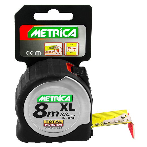 Rullamitta Metrica 8 m leveä