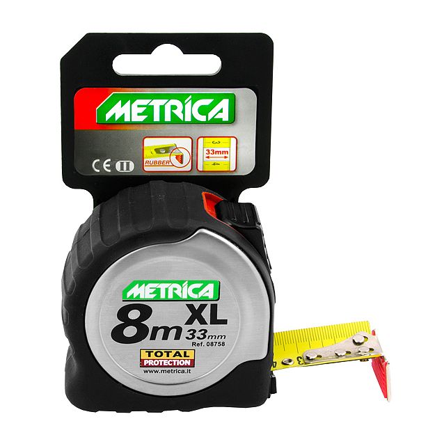 Rullamitta Metrica 8 m, leveä