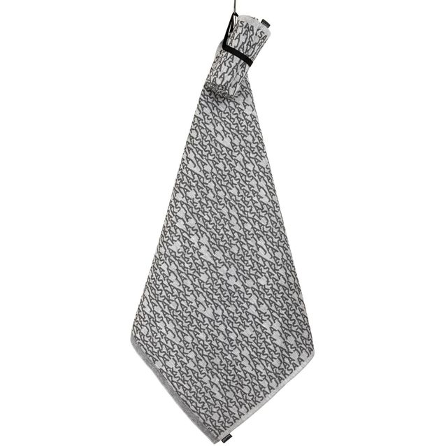 Rullapyyhe Jokipiin Pellava Jaksaa, 80x145cm, valkoinen/musta