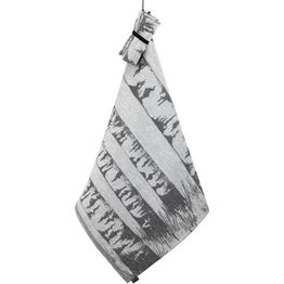 Rullapyyhe Jokipiin Pellava Koivikko 80x145 cm valkoinen/musta