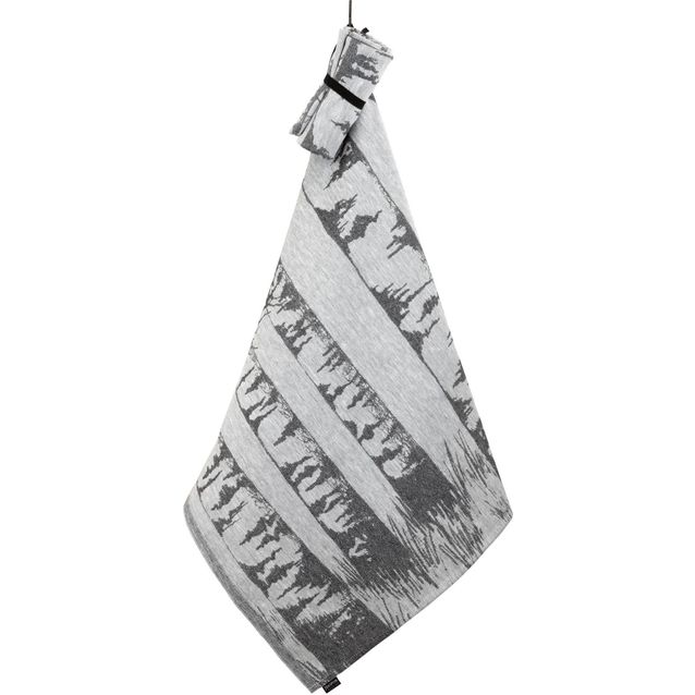 Rullapyyhe Jokipiin Pellava Koivikko, 80x145cm, valkoinen/musta