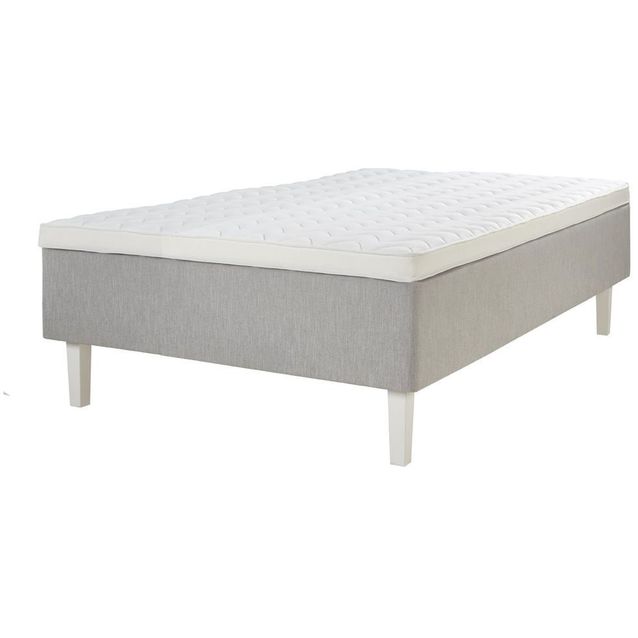 Runkopatjasänky Tenstar Avelino 140x200cm vaaleanharmaa