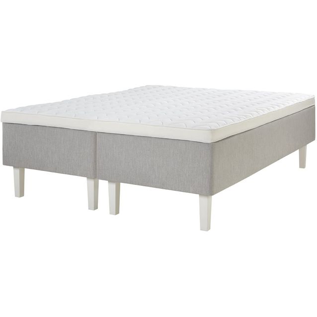 Runkopatjasänky Tenstar Avelino 180x200cm vaaleanharmaa