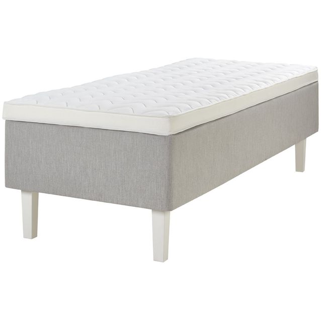 Runkopatjasänky Tenstar Avelino 90x200cm vaaleanharmaa