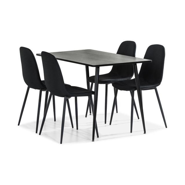 Ruokailuryhmä Jaunita, 120cm, 4 Naira tuolia, eri värivaihtoehtoja (RR120)