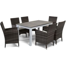 Ruokailuryhmä Torsö 6 Somero tuolilla 152-210 cm