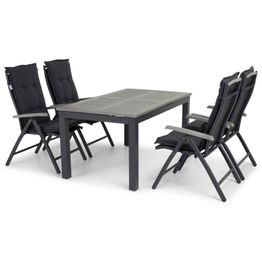 Ruokailuryhmä Villinki neljällä säätötuolilla