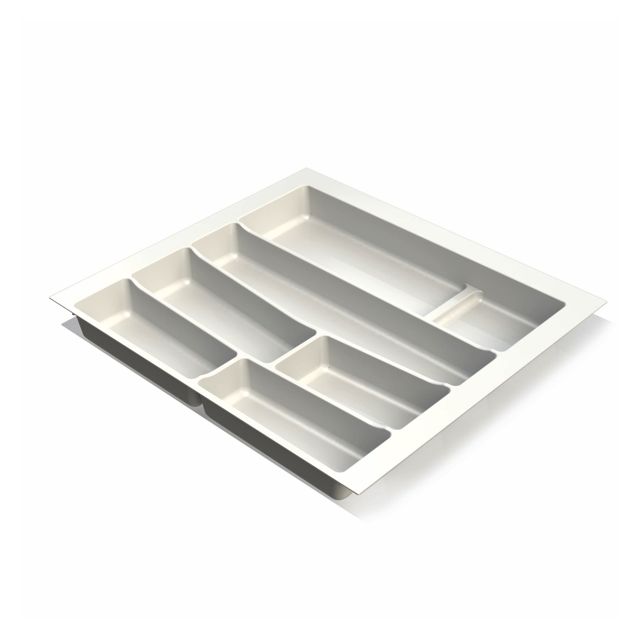 Ruokailuvälinelaatikko Grip XP vaaka valkoinen eri kokoja