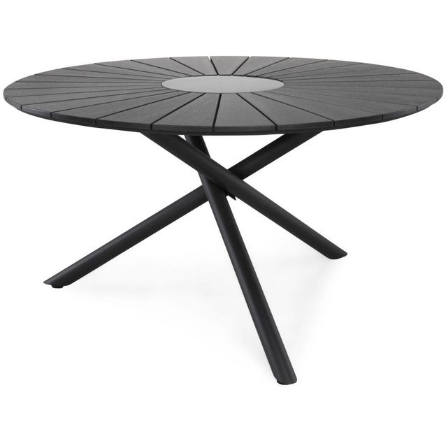 Ruokapöytä Finnhamn Ø140cm, musta