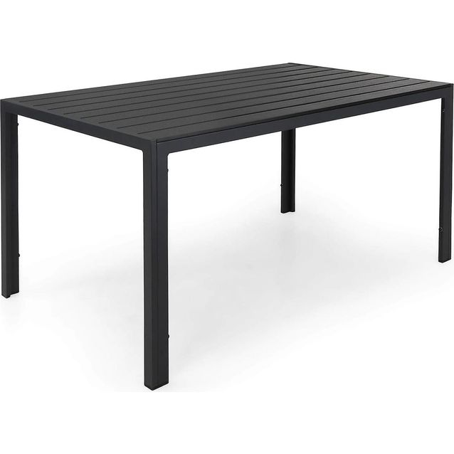 Ruokapöytä Tunis 90x150 cm musta