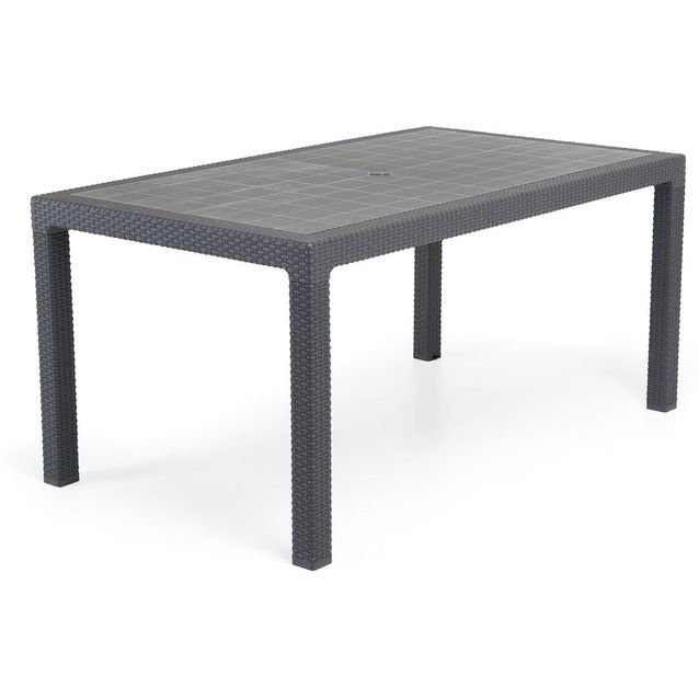 Ruokapöytä Sointu 160 antrasiitti