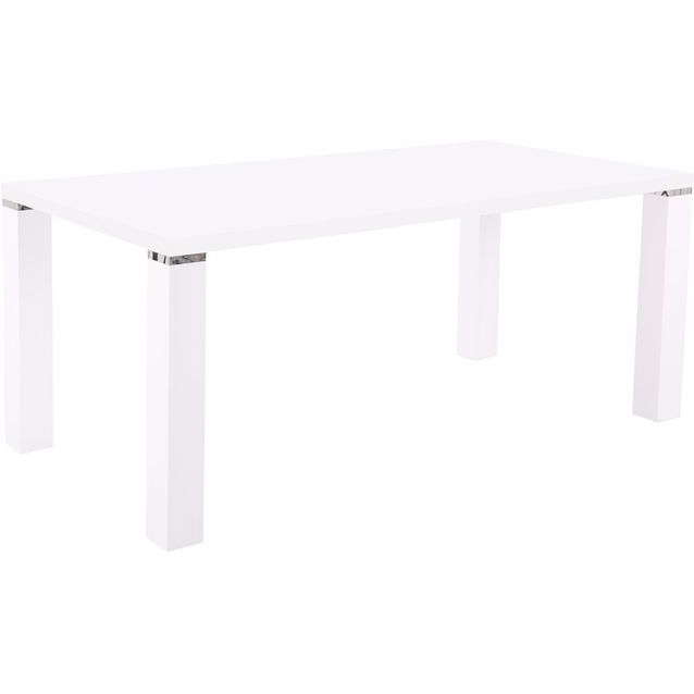 Ruokapöytä Tenstar Metro 90x180cm valkoinen