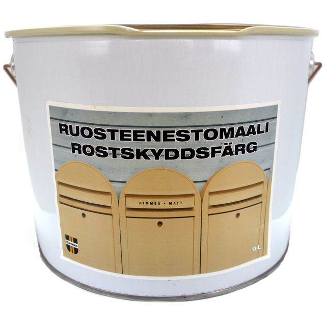Ruosteenestomaali GVK himmeä 9 l harmaa