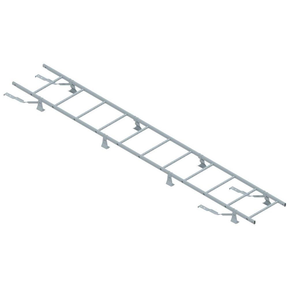 Lapetikas Ruukki SafeGrip tiilikatoille + asennussarja, 6.9m, RR22 harmaa