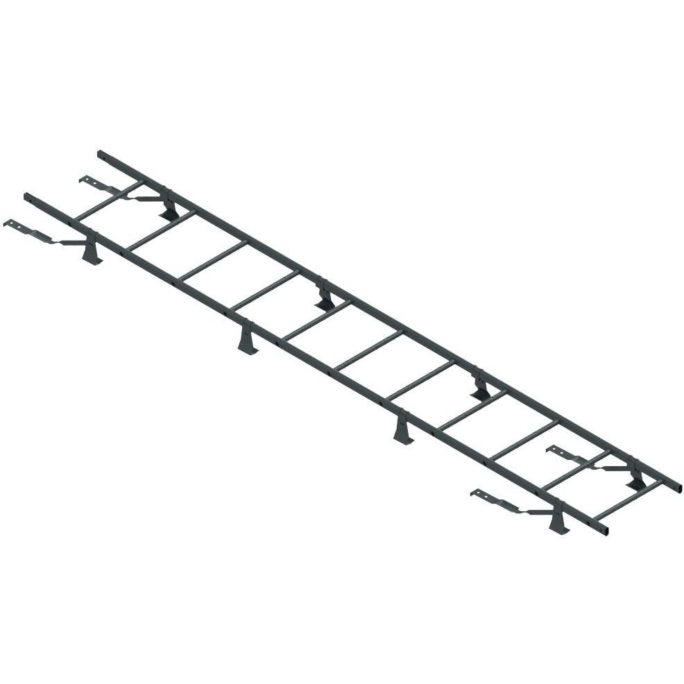 Lapetikas Ruukki SafeGrip tiilikatoille + asennussarja, 6.6m, RR23 tummanharmaa