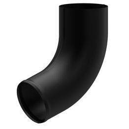 Sadevesijärjestelmä Ruukki puolipyöreä: mutka pyöreä, ø100mm, 70°, eri värejä