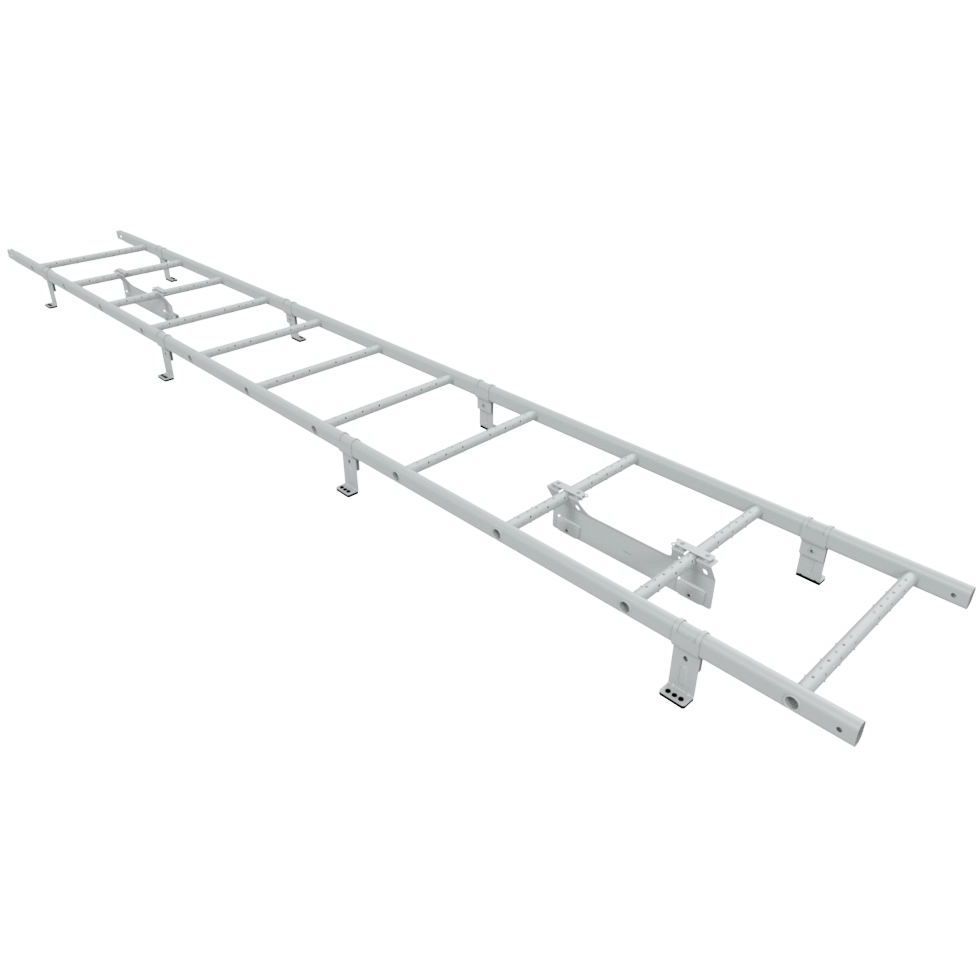 Lapetikas Ruukki SafeGrip, Classic, Nordic ja konesaumakatoille + UniSeam asennussarja, 6.9m, RR21 vaaleanharma