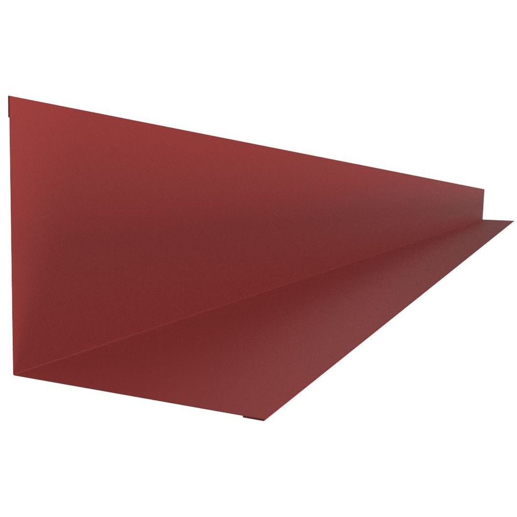 Sisänurkkalista Ruukki seinäpelleille, polyesteri, 145x145mm, 3m, RR29 punainen