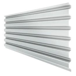 Seinäpelti Ruukki T45-60-905 0.5, GreenCoat Pural BT Satiini, valkoinen tai vaaleanharmaa