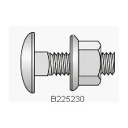 Ruuvi+mutteri M6 B13-50 50KPL/PAK
