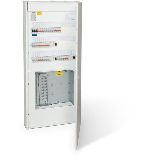 Ryhmäkeskus Ensto Waltteri PESSV345.36-RJ, 3xVVS, 18x10A, 18x16A, 50A, pinta-/uppoasennukseen