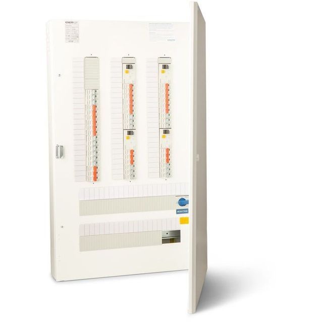 Ryhmäkeskus Ensto Waltteri ESSV345.48, 4xVVS, 24x10A, 24x16A, 50A, pinta-/uppoasennukseen