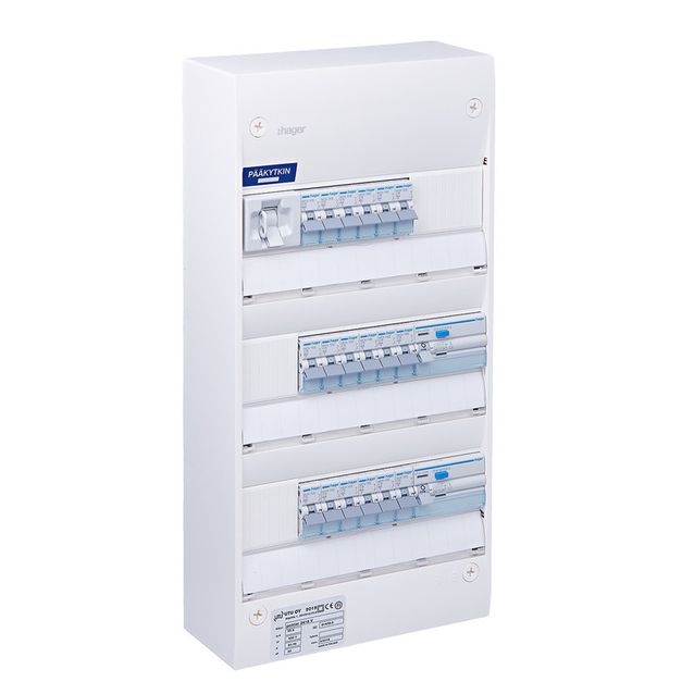 Ryhmäkeskus pinta UTU Pointer 3418 V 35A IP30 PS