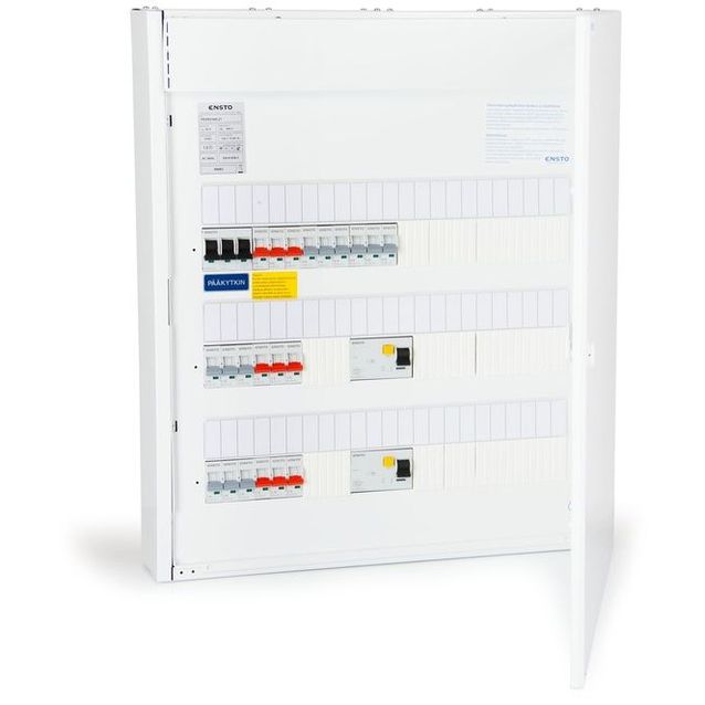 Ryhmäkeskus Ensto Waltteri PESSV345.21, 2xVVS, 9x10A, 12x16A, 50A, pinta-/uppoasennukseen