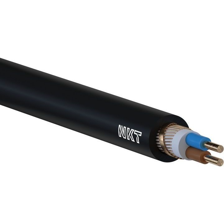 Kuparivoimakaapeli NKT XCMK-HF 2X2,5/2,5 RE Dca R50