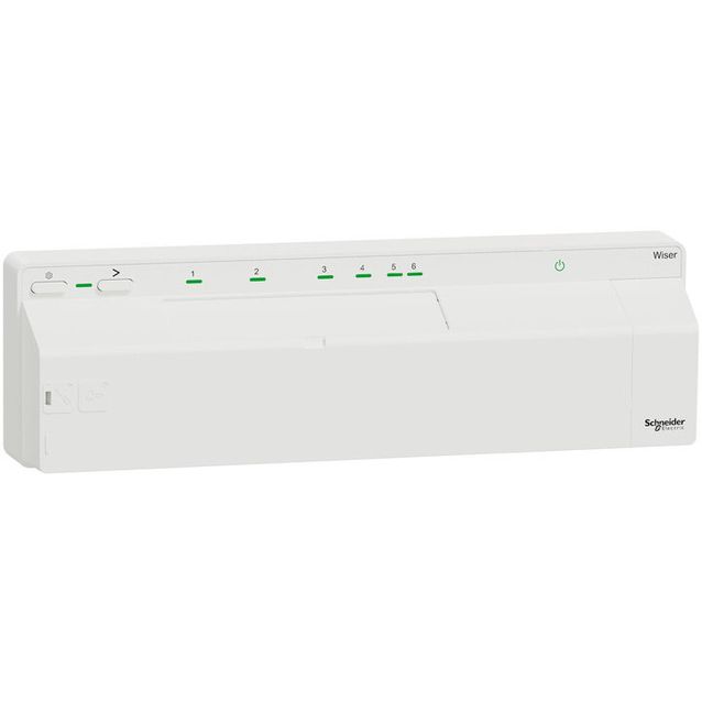 Lattialämmitysohjain Schneider Electric Wiser, Zigbee, 230V AC, lämmitys jäähdytys