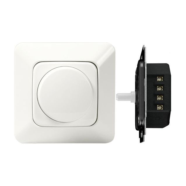 Valonsäädin ABB Jussi 2-100 VA LED UPK, valkoinen