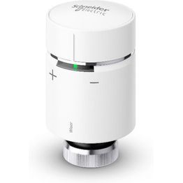 Patteritermostaatti Schneider Electric Wiser iTRV, valkoinen