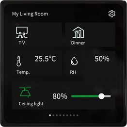 Kosketusnäyttö Schneider Electric SpaceLogic KNX 4"