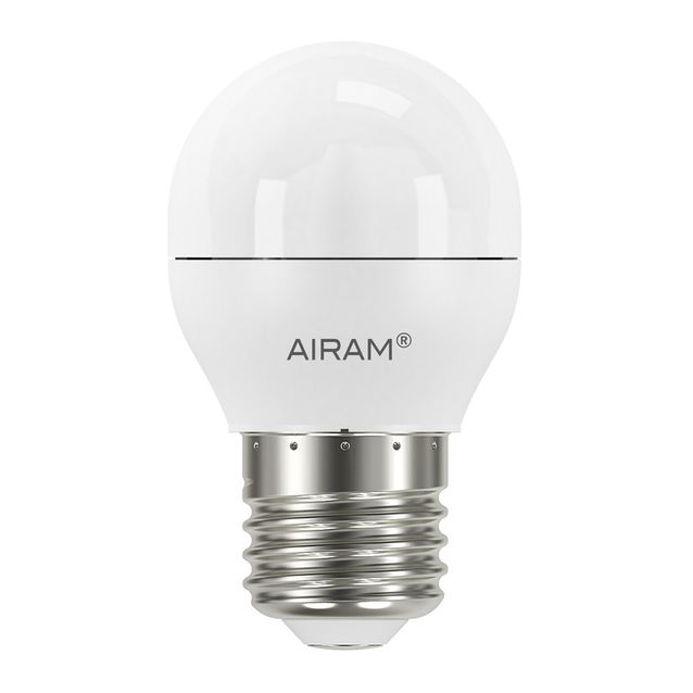 LED-pienkupulamppu Airam Pro P45 840 DIM, E27, 4000K, 470lm, OP, himmennettävä